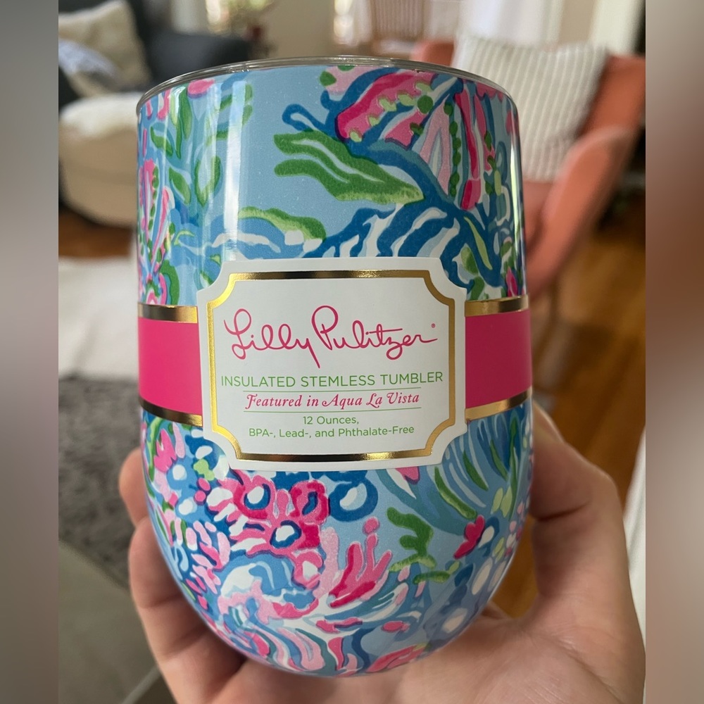 Brand New Lilly Pulitzer Insulated Stemless Tumbler